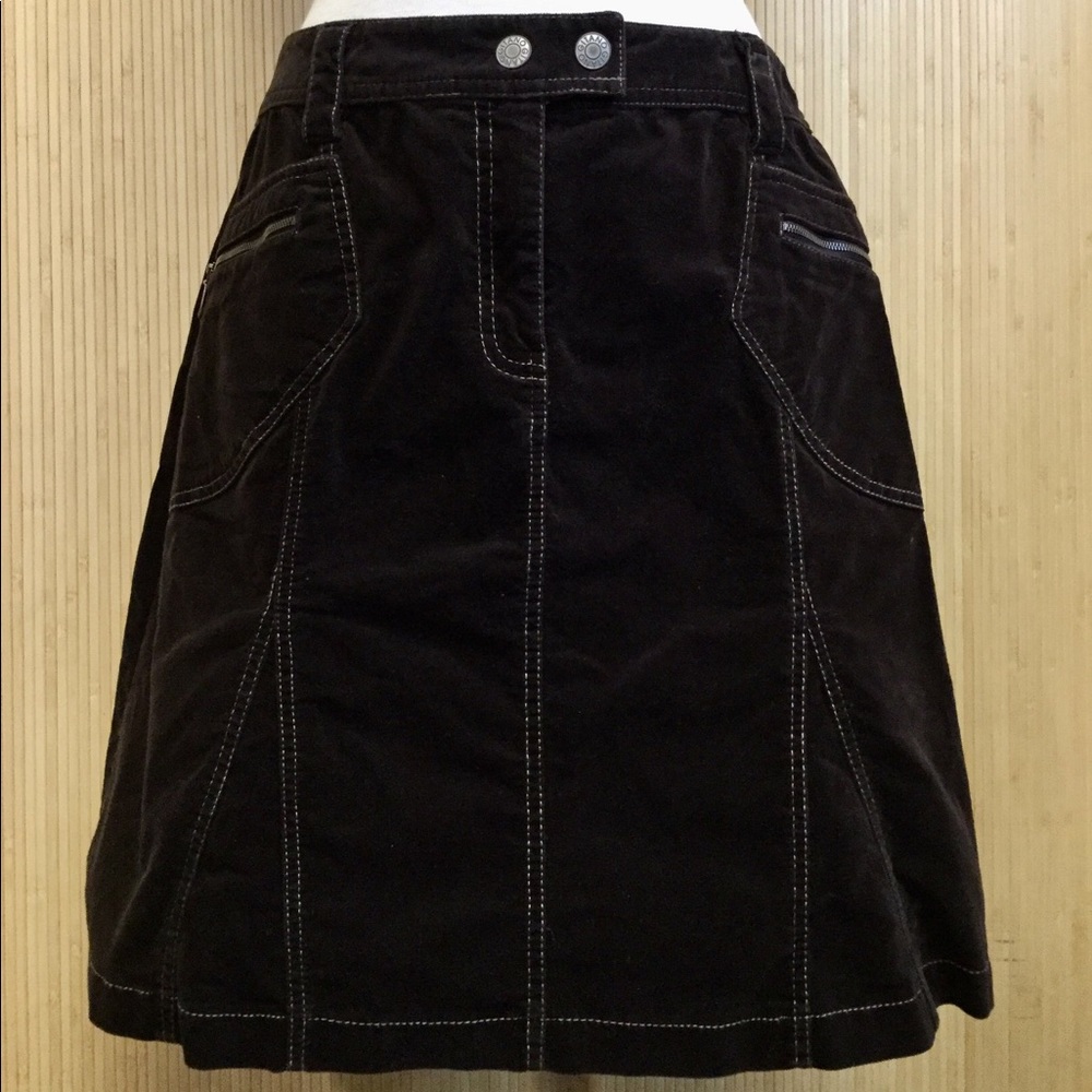 VINTAGE Gitano Velvety A-Line Skirt